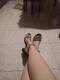 Piedi con smalto rosso Piedi con smalto rosso